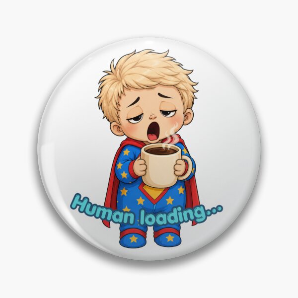Item preview, Human Loading Funny Coffee T-Shirt designed and sold by Leogasup.