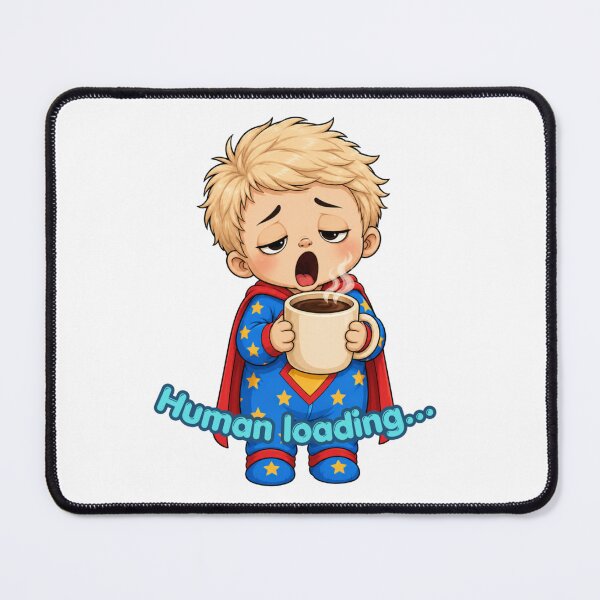 Item preview, Human Loading Funny Coffee T-Shirt designed and sold by Leogasup.