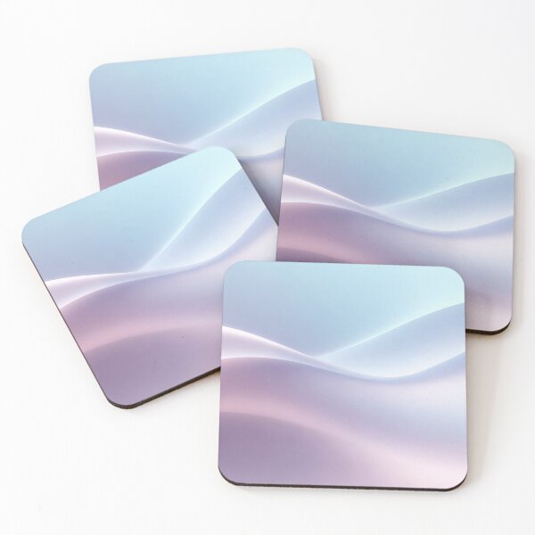 Item preview, Soft Pastel Wavy Abstract Wallpaper designed and sold by IntelliMindDesigns.
