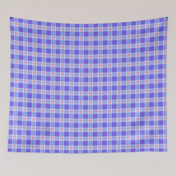 Item preview, Cheerful Plaid in Violet, Blue and Pinks designed and sold by PCaleDesigns.