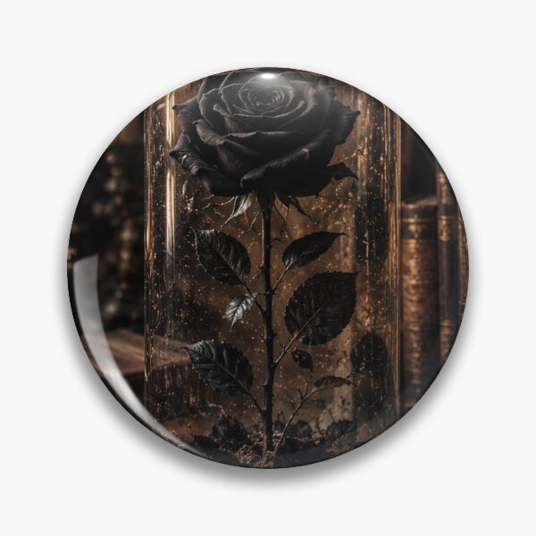 Item preview, Gothic Black Rose Dark Academia Art designed and sold by VelarisMoon.