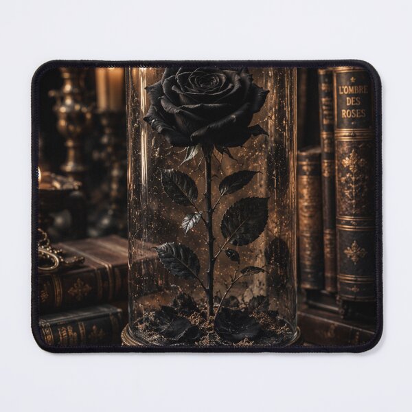 Item preview, Gothic Black Rose Dark Academia Art designed and sold by VelarisMoon.