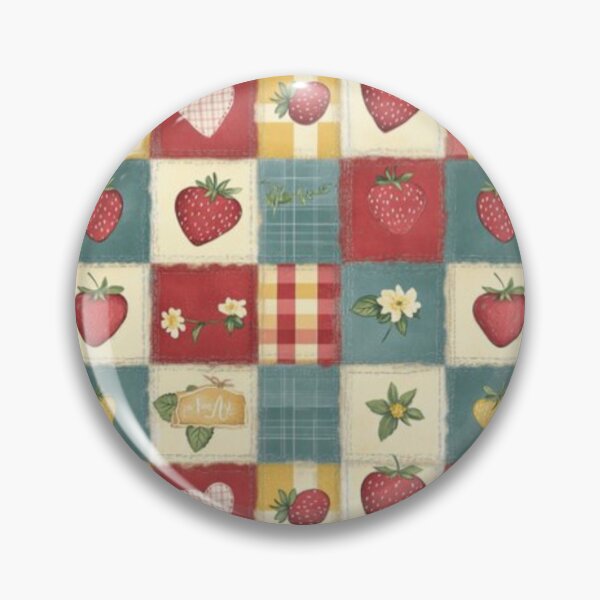 Item preview, Strawberry Hearts Quilt designed and sold by birdieco.