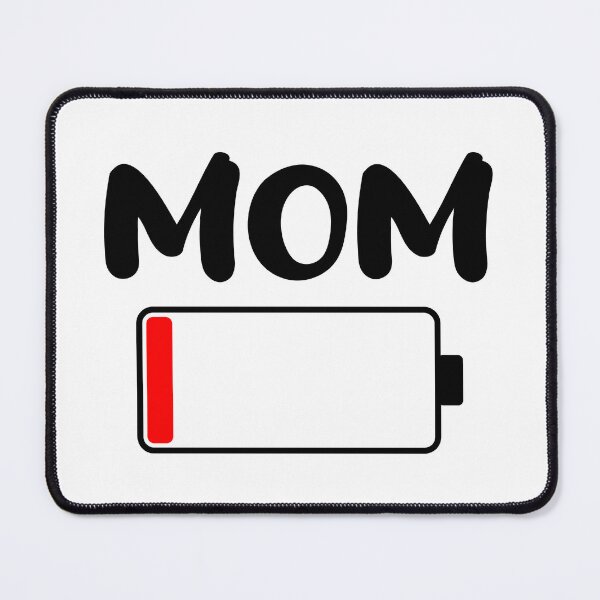 Item preview, Womens Mom Battery Low Funny Sarcastic Tired Parenting Mother Gift designed and sold by ScienceCorner.