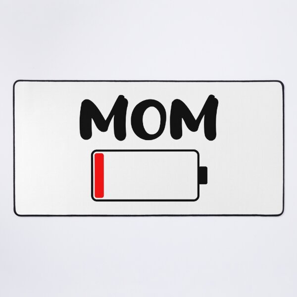 Item preview, Womens Mom Battery Low Funny Sarcastic Tired Parenting Mother Gift designed and sold by ScienceCorner.