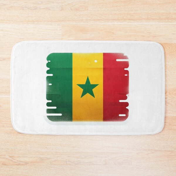 Item preview, Senegal Flag – Green Yellow Red Star, Pan-African designed and sold by Lellenatavarez.