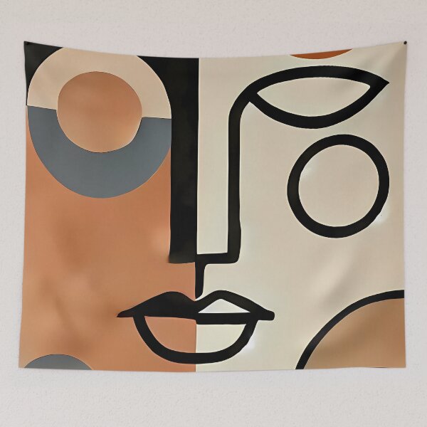 Item preview, Mid Century Modern Art Abstract Transformation designed and sold by Lee Hiller Designs.