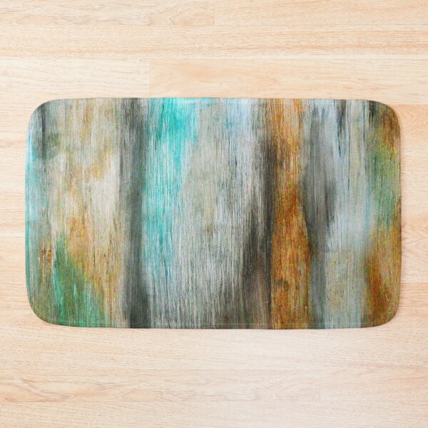 Item preview, Aqua, Orange, And White Abstract Streaks Painting designed and sold by DEC02.