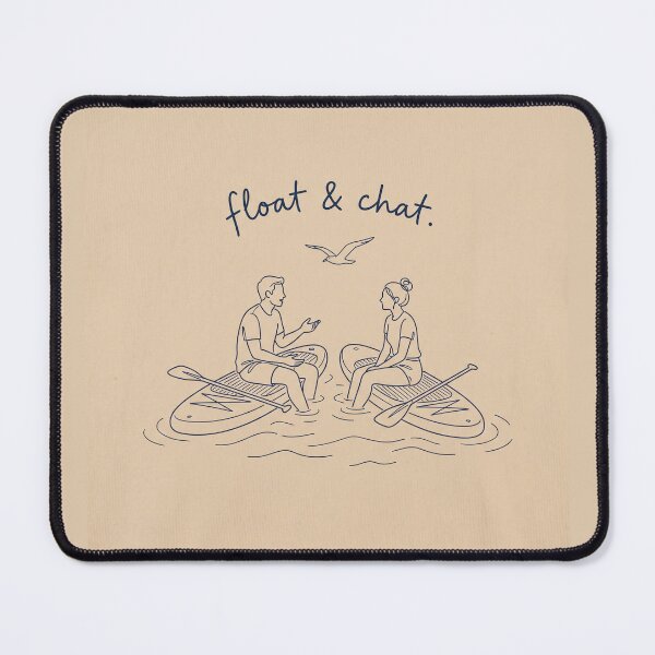 Item preview, Float & Chat Paddle Board Shirt | Minimalist Lake Conversation Line Art designed and sold by DmaarGroup.
