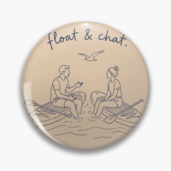 Item preview, Float & Chat Paddle Board Shirt | Minimalist Lake Conversation Line Art designed and sold by DmaarGroup.