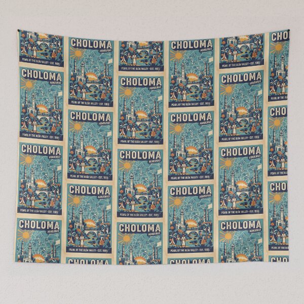 Item preview, Choloma Honduras 1950s Vintage Travel Tourism designed and sold by TravelersGems.