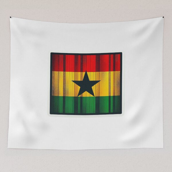 Item preview, Ghana Flag – Bold Pan-African Tricolor designed and sold by Lellenatavarez.