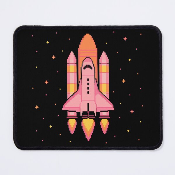 Item preview, Pink Pixel Space Shuttle designed and sold by ClubVacay.