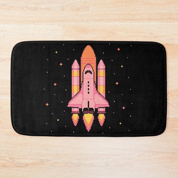 Item preview, Pink Pixel Space Shuttle designed and sold by ClubVacay.