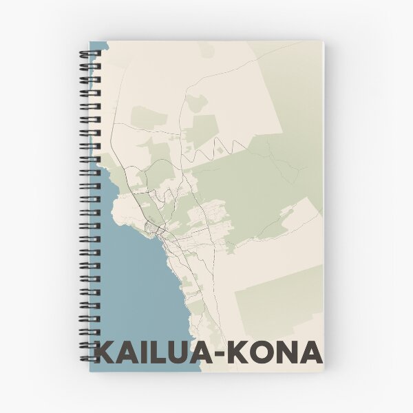 Item preview, Kailua-Kona Map designed and sold by MapsNerd.
