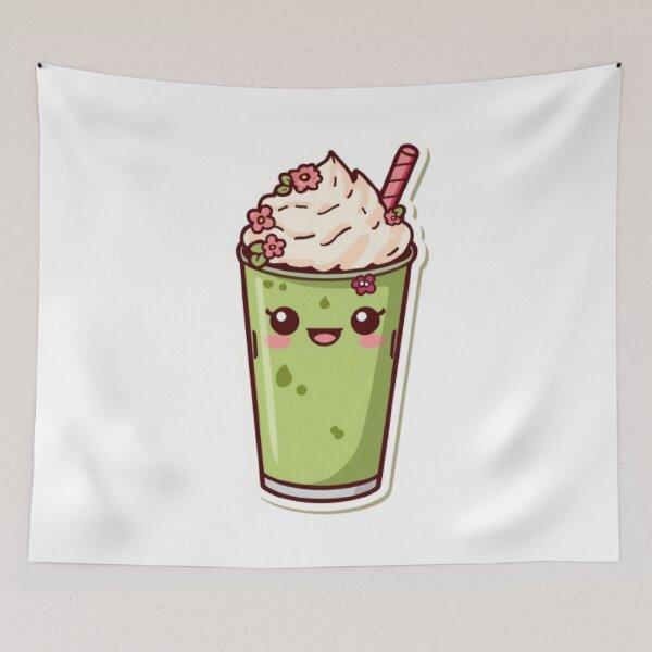 Item preview, Matcha Mood Activated Sticker designed and sold by Stylestickers55.