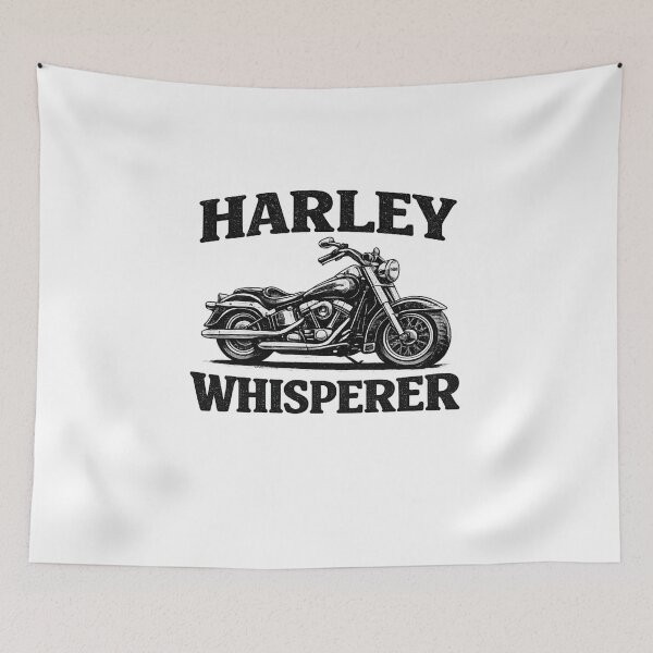 Item preview, Harley Whisperer – Vintage Motorcycle Enthusiast Design designed and sold by UrbanPrintVibes.
