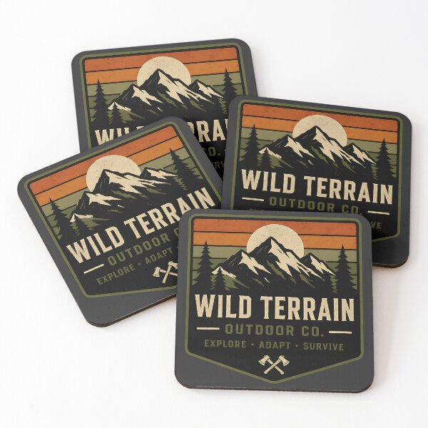 Artikelvorschau, Wild Terrain Vintage Outdoor Badge entworfen und verkauft von Jackson2288.