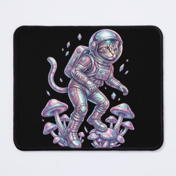 Item preview, Cat Astronaut Exploring Alien Mushroom Planet designed and sold by DailySparks.