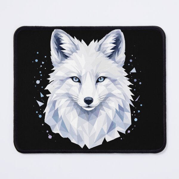 Item preview, Arctic Fox Polygon Art | Low Poly Polar Fox | Northern wildlife design designed and sold by OverNickles194.
