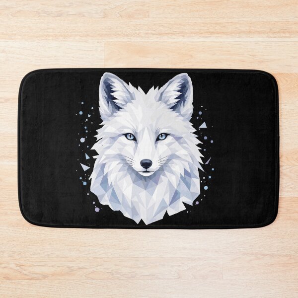 Item preview, Arctic Fox Polygon Art | Low Poly Polar Fox | Northern wildlife design designed and sold by OverNickles194.