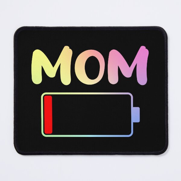 Item preview, Womens Mom Battery Low Funny Sarcastic Tired Parenting Mother Gift designed and sold by ScienceCorner.