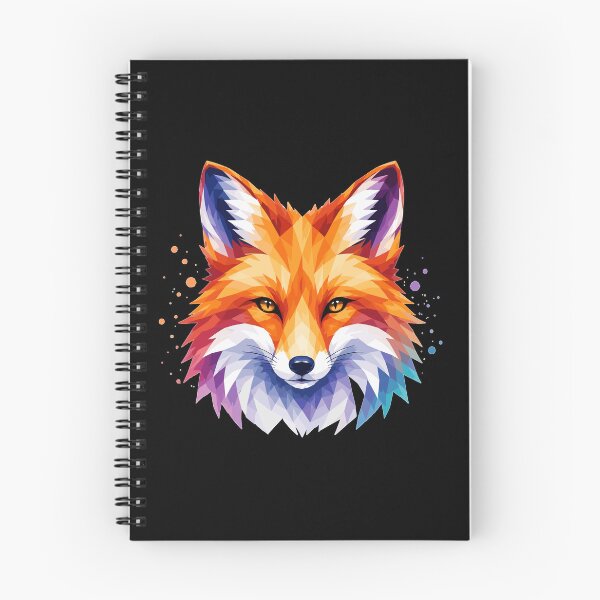 Item preview, Colorful Polygon Fox Art | Low poly wildlife design designed and sold by OverNickles194.