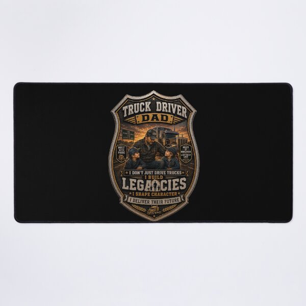 Item preview, SuperDad - Truck Driver Dad Badge designed and sold by MetusArt.