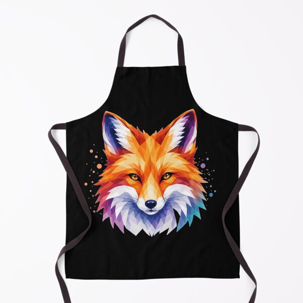 Item preview, Colorful Polygon Fox Art | Low poly wildlife design designed and sold by OverNickles194.