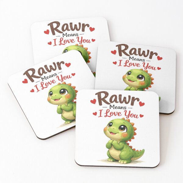 Item preview, Cute Dino Rawr Means I Love You Gift designed and sold by Pineapple-Tree.