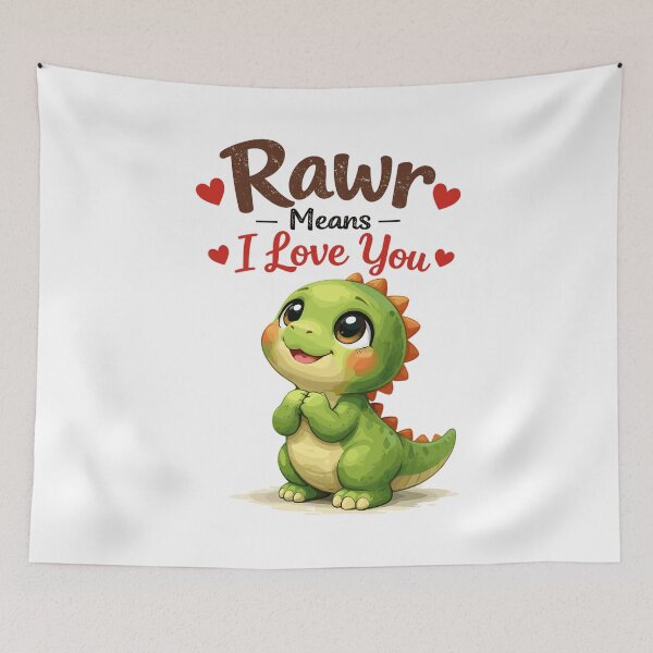 Item preview, Cute Dino Rawr Means I Love You Gift designed and sold by Pineapple-Tree.