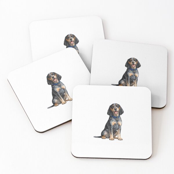 Item preview, Bluetick Coonhound dog designed and sold by BackgroundND.