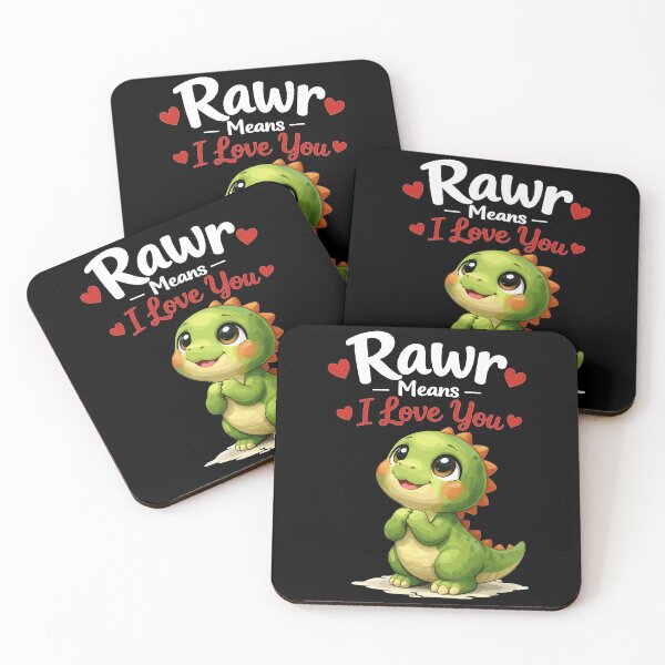 Item preview, Cute Dino Rawr Means I Love You Gift designed and sold by Pineapple-Tree.