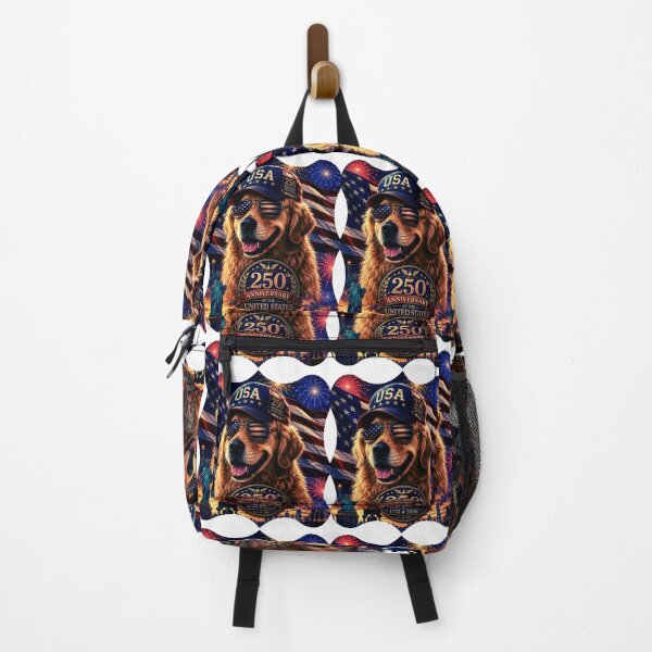 Item preview, Golden Retriever USA 250th Anniversary | Patriotic Dog Celebrating America 1776–2026 designed and sold by WhatASunShine.