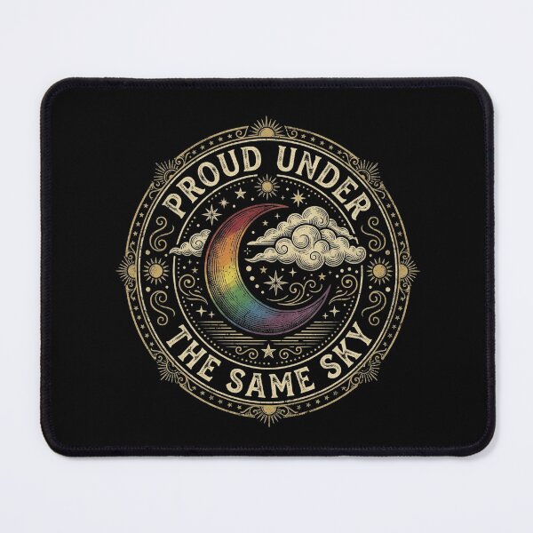 Item preview, Celestial Pride Moon Under Same Sky Vintage Gold Art designed and sold by longngusuc.