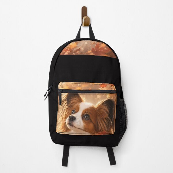 Item preview, Autumn Glow Papillon Dog Art  designed and sold by ManJiangHong.