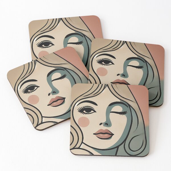 Artikelvorschau, Mid-Century Modern Art The Wink entworfen und verkauft von Lee Hiller Designs.