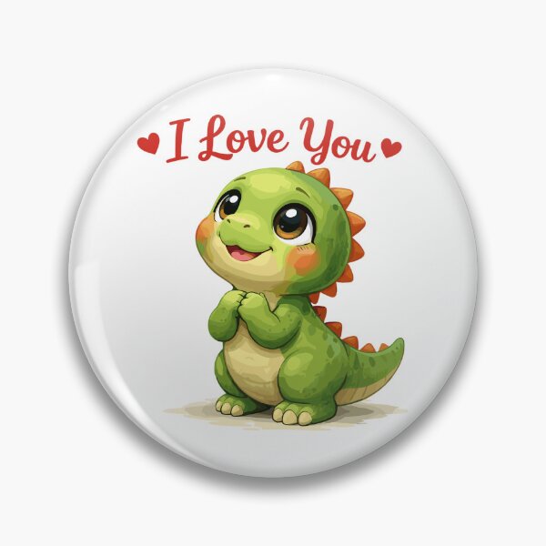 Item preview, Cute dinosaur looks at mom: I Love You Design designed and sold by Pineapple-Tree.