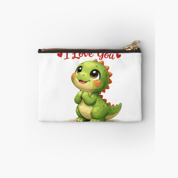 Item preview, Cute dinosaur looks at mom: I Love You Design designed and sold by Pineapple-Tree.