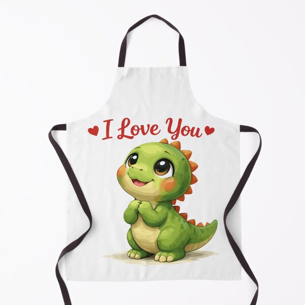 Item preview, Cute dinosaur looks at mom: I Love You Design designed and sold by Pineapple-Tree.