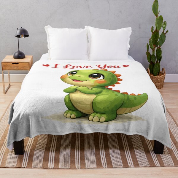 Item preview, Cute dinosaur looks at mom: I Love You Design designed and sold by Pineapple-Tree.