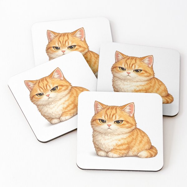 Item preview, Grumpy Orange Cat designed and sold by Wild Horizon Studio.