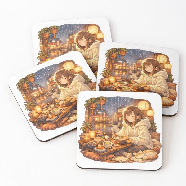 Item preview, Cozy Ramen Night Retreat Sticker designed and sold by RDcollections.