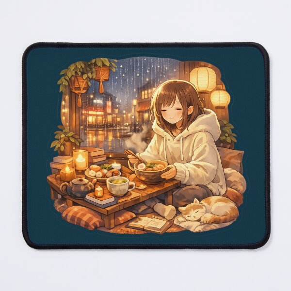 Item preview, Cozy Ramen Night Retreat Sticker designed and sold by RDcollections.