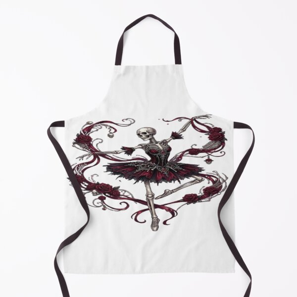 Item preview, Gothic Skeleton Ballerina Dancing with Red Roses designed and sold by DailySparks.