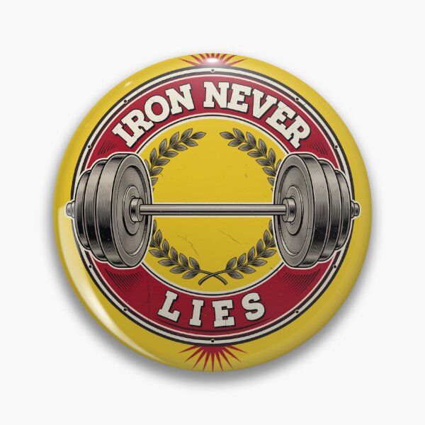 Item preview, Iron Never Lies - Gym Motivation Tshirt designed and sold by Hadamah.