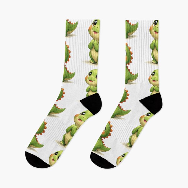 Item preview, Cute dinosaur looks at mom: Dinosaur motif designed and sold by Pineapple-Tree.