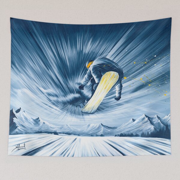 Item preview, The Portal - Snowboarder designed and sold by Shred Art Studio.