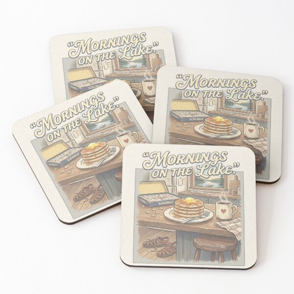 Item preview, Mornings on the Lake Sweatshirt | Cozy Vintage Breakfast Kitchen Illustration designed and sold by DmaarGroup.