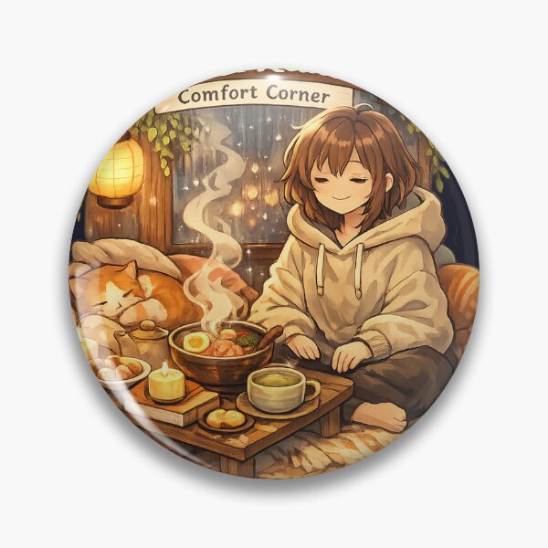 Item preview, Cozy Ramen Night Retreat Sticker designed and sold by RDcollections.